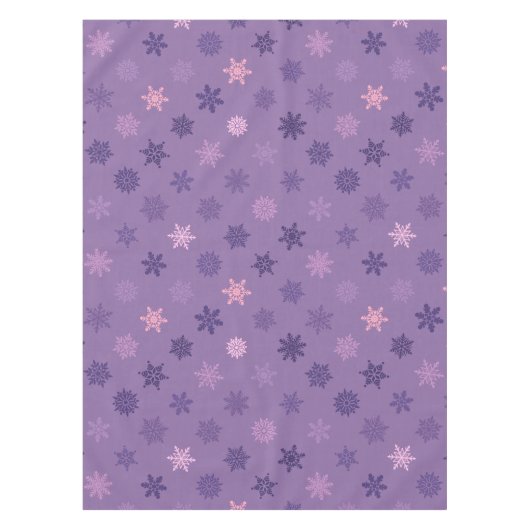 Nappe Les flocons de neige (violet) (Devant)