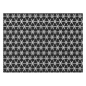 Nappe Les flocons de Noël noirs et blancs (Devant (Horizontal))