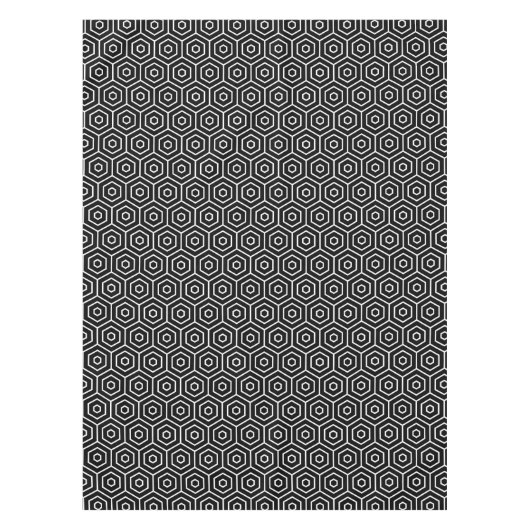 Nappe Les hexagones donnent au motif géométrique (Devant)