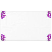 Nappe Les orchidées de Fuchsia décorent les coins d'une  (Devant (Horizontal))