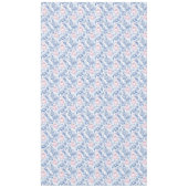 Nappe Les ornements de Noël bleu rose pâle papier (Devant)