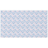 Nappe Les ornements de Noël bleu rose pâle papier (Devant (Horizontal))