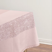 Nappe Les parties scintillantes roses élégantes d'or et (In Situ)