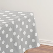 Nappe Les Patterns de Gray White Polka (In Situ)