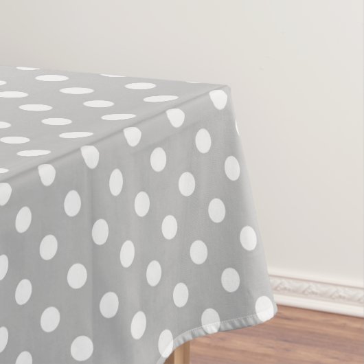 Nappe Les Patterns de Gray White Polka (In Situ)
