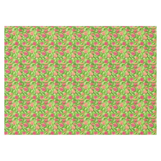 Nappe Les pêches vertes (Devant (Horizontal))