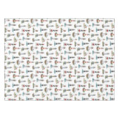 Nappe Les phares de Noël côtiers (Devant (Horizontal))