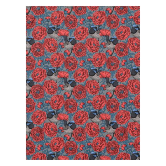 Nappe Les pivoines et les brunes (Devant)