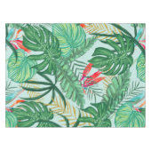 Nappe Les tropiques | Oiseau botanique de la jungle du P (Devant (Horizontal))