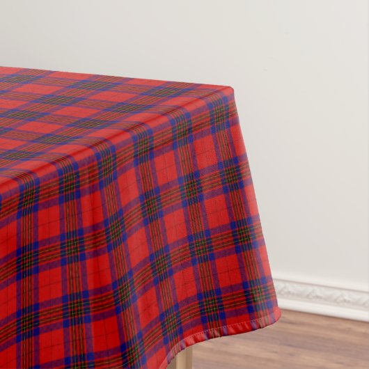 Nappe Leslie tartan rouge bleu violet plaid (In Situ)