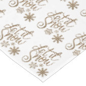 Nappe Let it Snow Décoration de Noël (Angle)