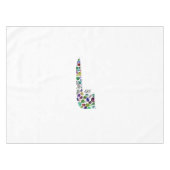 NAPPE LETTRE HÉBRAÏQUE VVV (Devant (Horizontal))