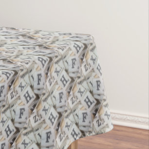 Nappe LETTRE JEU CARAQUILLES Photographie Art