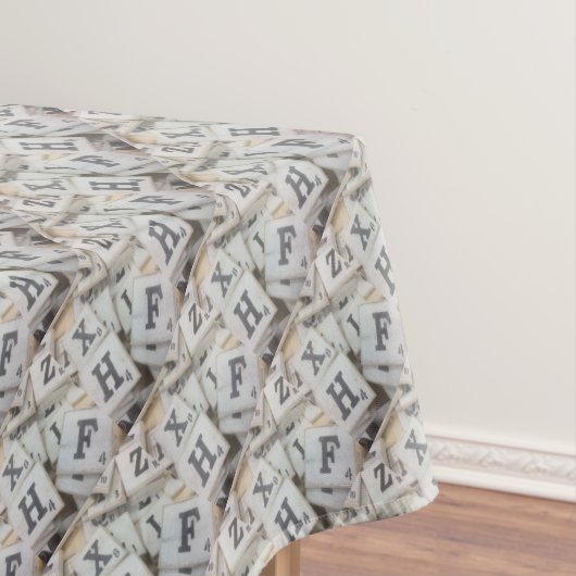 Nappe LETTRE JEU CARAQUILLES Photographie Art (In Situ)