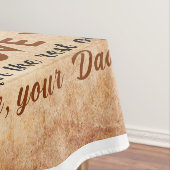 Nappe Lettre personnalisée à ma fille de papa (In Situ)