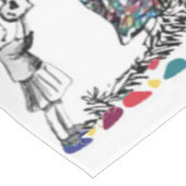 Nappe Lettre personnalisée à ma petite-fille (Angle)