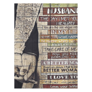 Nappe Lettre pour la famille | Décoration familiale |