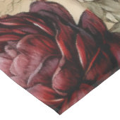 Nappe Lettre vintage d'amour parchemin avec fleurs (7) (Angle)