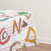 Nappe Lettres et graphiques d'amusement d'alphabet (In Situ)