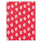 Nappe Lèvres de Noël et flocons de neige (Devant)