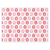 Nappe Lèvres rouges et roses, Motif des lèvres, bâton à  (Devant (Horizontal))