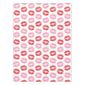 Nappe Lèvres rouges et roses, Motif des lèvres, bâton à  (Devant)