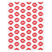 Nappe Lèvres Rouges, Rouge À Lèvres, Baiser, Motif Des L (Devant)
