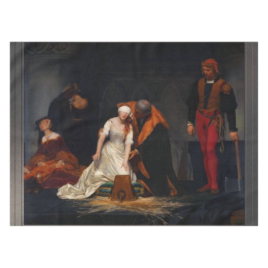 Nappe L'exécution de Lady Jane Grey par Paul Delaroche (Devant (Horizontal))