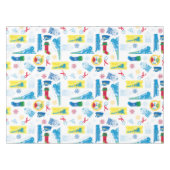 Nappe L'Express polaire | Motif d'icône de Noël (Devant (Horizontal))