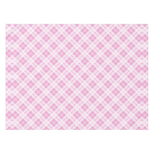 Nappe Light pink tartan Christmas holidays pattern (Devant (Horizontal))
