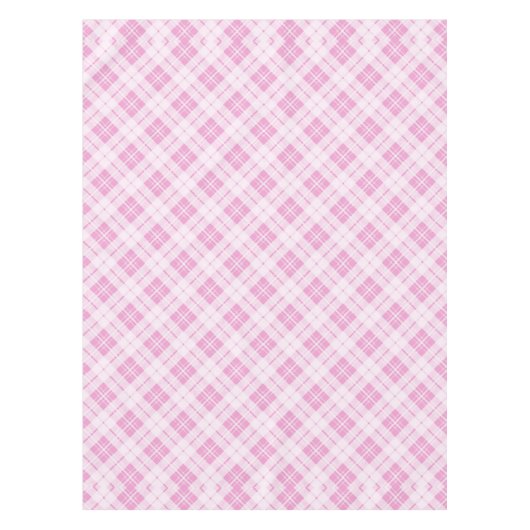 Nappe Light pink tartan Christmas holidays pattern (Devant)