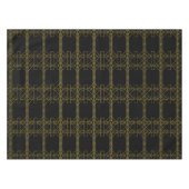 Nappe Ligne Art Déco Motif en noir (Devant (Horizontal))