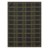 Nappe Ligne Art Déco Motif en noir (Devant)