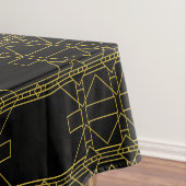 Nappe Ligne Art Déco Motif en noir (In Situ)