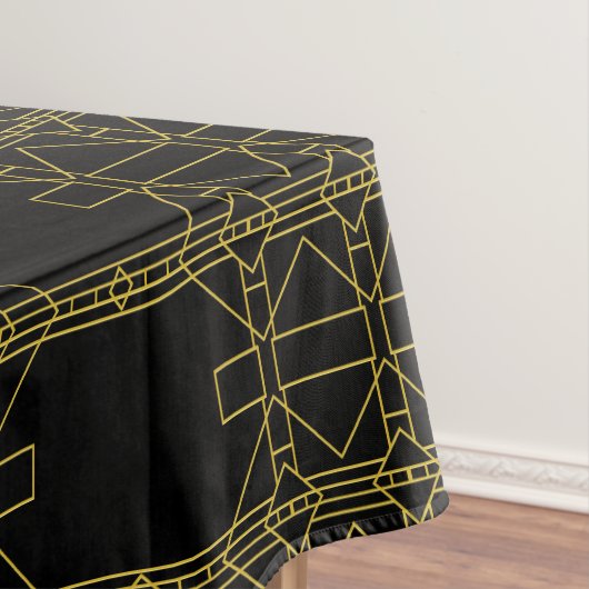 Nappe Ligne Art Déco Motif en noir (In Situ)