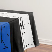 Nappe Ligne Bleue fine Police à drapeau américain (In Situ)