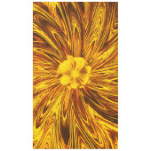 Nappe Lignes Abstraites Fleur Jaune (Devant)