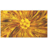 Nappe Lignes Abstraites Fleur Jaune (Devant (Horizontal))
