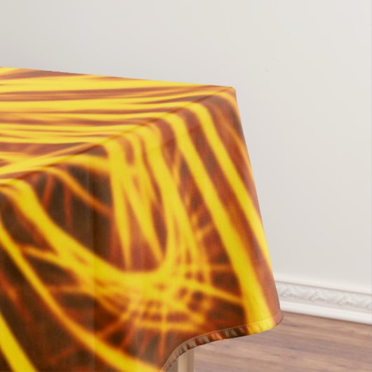 Nappe Lignes Abstraites Fleur Jaune (In Situ)