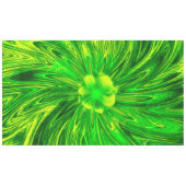 Nappe Lignes Abstraites Fleur verte (Devant (Horizontal))