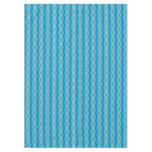 Nappe Lignes blanches Abstraites rétro sur Motif bleu (Devant)