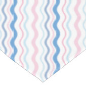 Nappe Lignes blanches bleu rose (Angle)