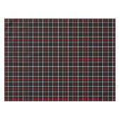 Nappe Lignes graphiques rouges et blanches à motif carre (Devant (Horizontal))