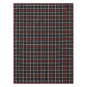 Nappe Lignes graphiques rouges et blanches à motif carre (Devant)