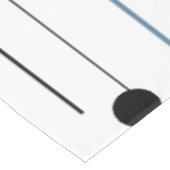 Nappe Lignes minimalistes modernes géométriques abstrait (Angle)