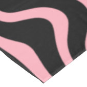 Nappe Lignes noires et roses Abstraites - personnalisabl (Angle)