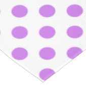 Nappe Lilac et pois blancs (Angle)