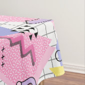 Nappe Lilac rose actif des années 80 Memphis (In Situ)