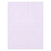Nappe Lilac violet et blanc bonbons rayures (Devant)