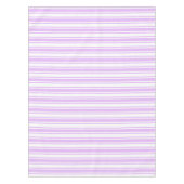 Nappe Lilac violet et blanc bonbons rayures (Devant)